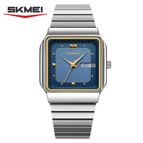 Skmei 9414 CH For Unisex -Silver Blue