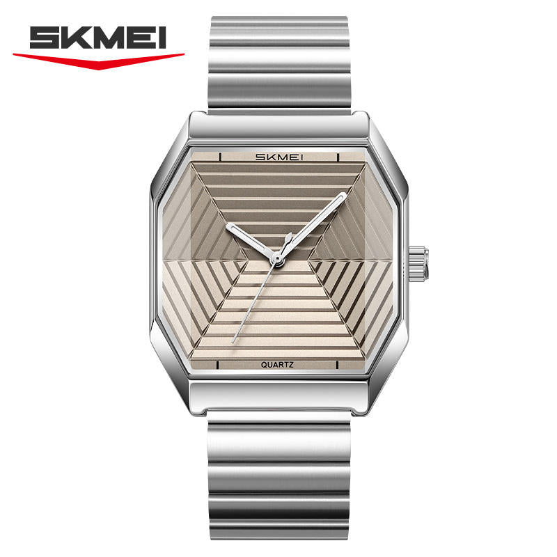 Skmei 9393 CH For Men - Silver Gray
