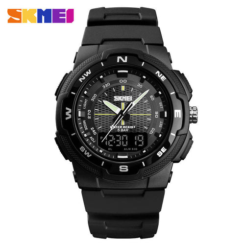 SKMEI 1454 Men's Sport Watch - Black