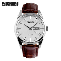 Skmei 9073 -Silver Brown