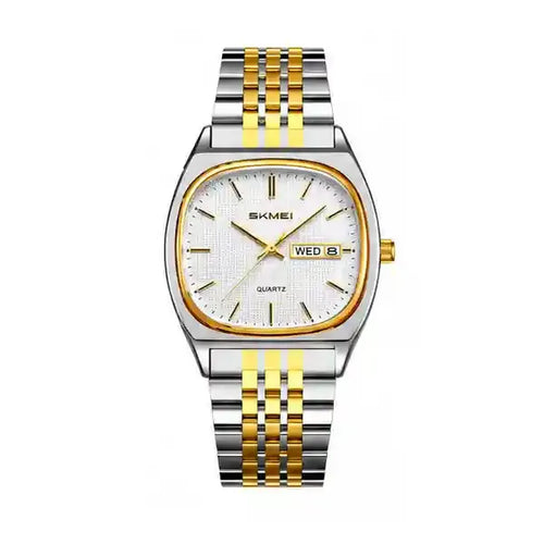 Skmei 2567 CH For Men -Siver Gold White