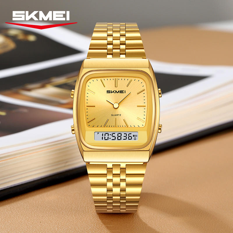Skmei 2585 CH For Men - Gold