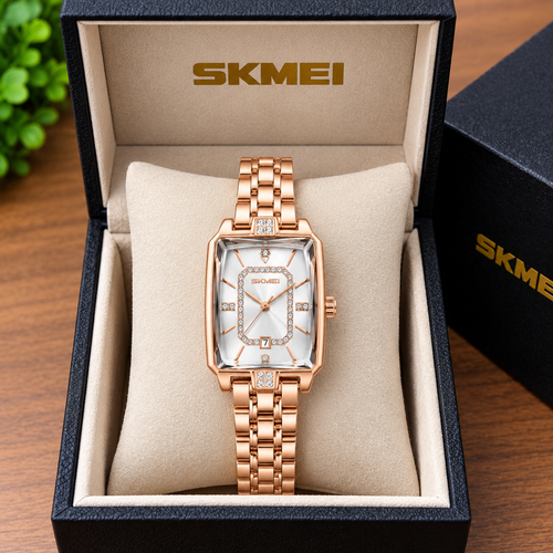 SKMEI 2781 Watch - Rose White