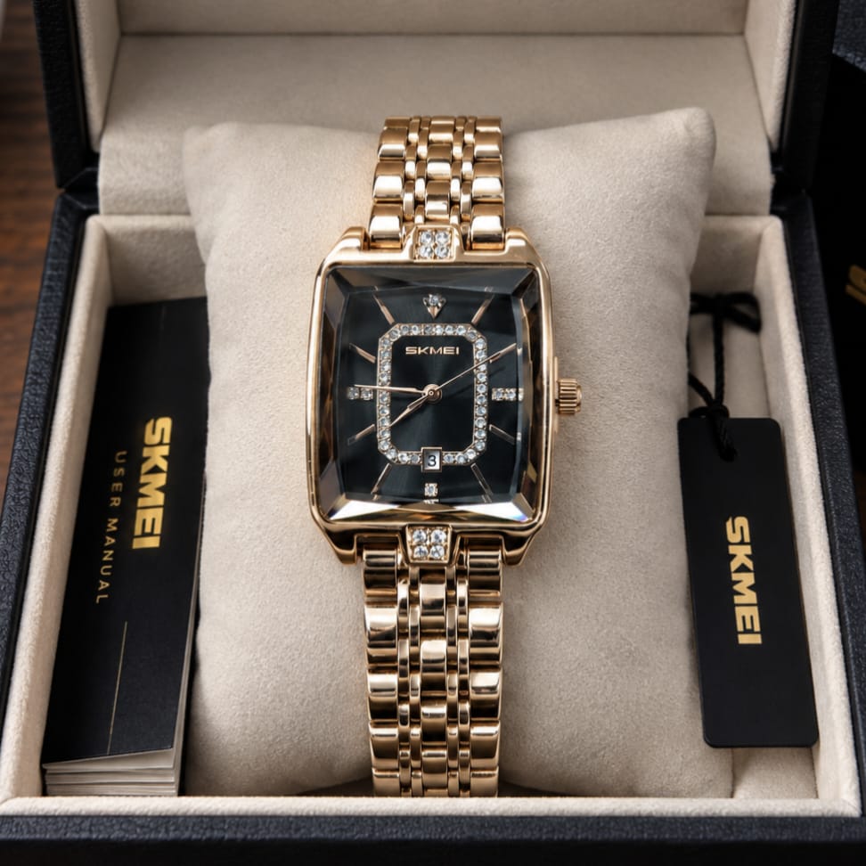 SKMEI 2781 Watch - Rose Black