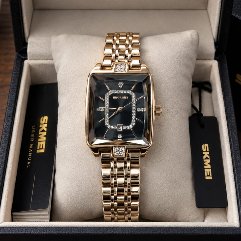 SKMEI 2781 Watch - Rose Black