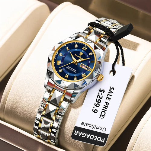 Poedagar 938 For Men - Silver Blue