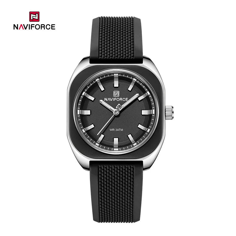 Naviforce 5061 For Women – Silver Black