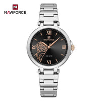 Naviforce 5060 For Women - Silver Black