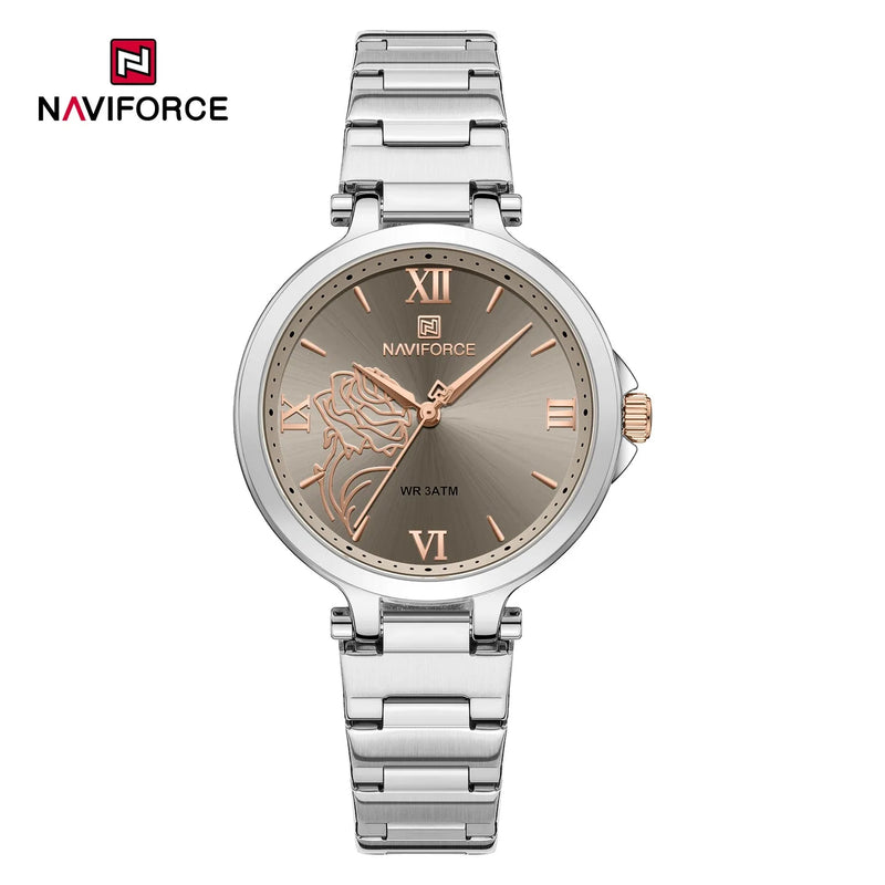 Naviforce 5060 For Women - Silver Gray