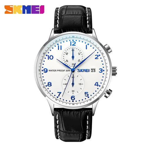 Skmei 9301 L - Black White Blue