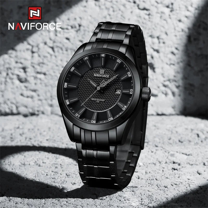 Naviforce 8032 CH - Black Gray For Men