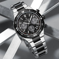 Naviforce 8049 - Silver Black For Man