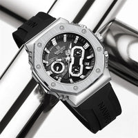 Naviforce 8035 - Sliver Black For Man