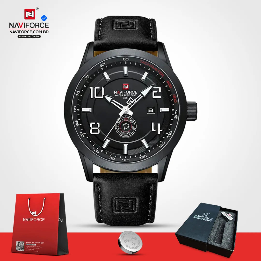 Naviforce 9229 - Black White