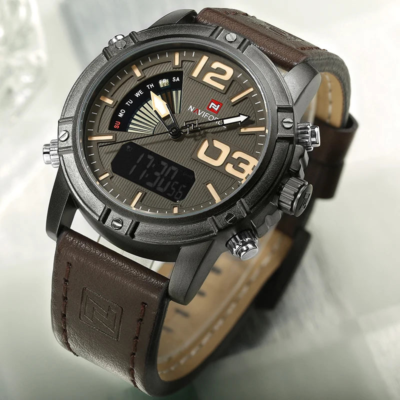 Naviforce 9095 L - Coffee