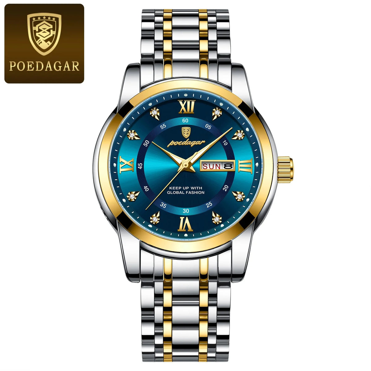 Poedagar 780 CH For Women - Gold Black