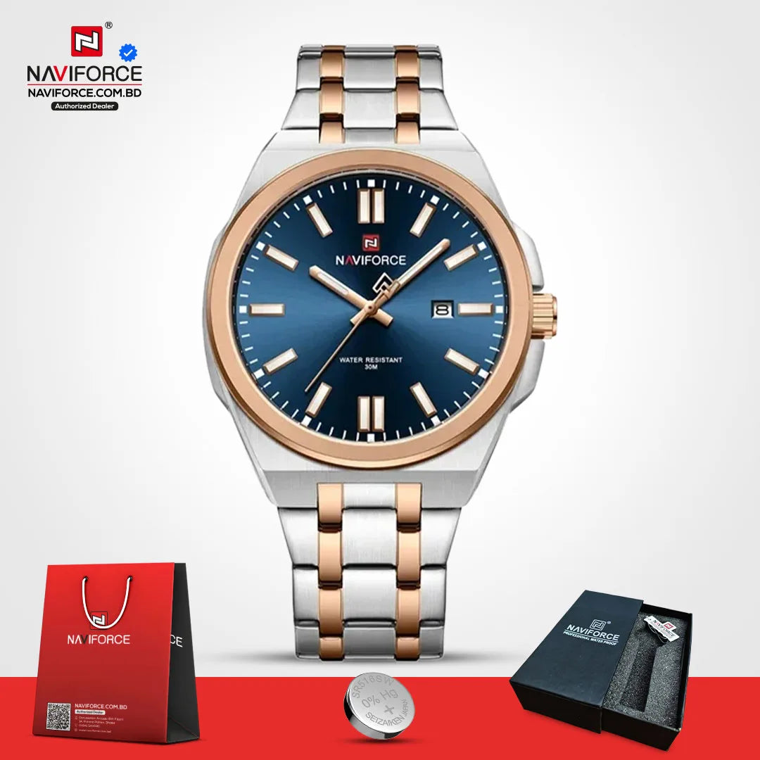 Naviforce 9226 CH - Sliver Rose Blue
