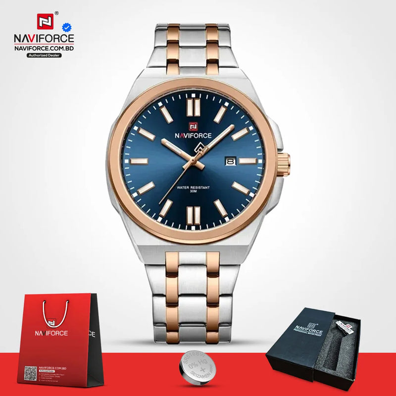 Naviforce 9226 CH - Sliver Rose Blue