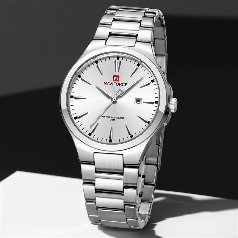 Naviforce 9214 CH - Silver