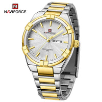 Naviforce 9218 CH - Silver Gold