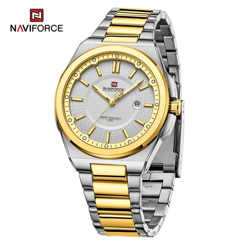 Naviforce 9212 CH - Silver Gold