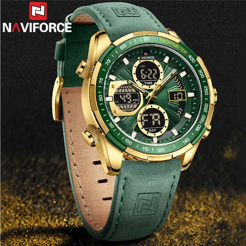 Naviforce 9197 L - Golden Green
