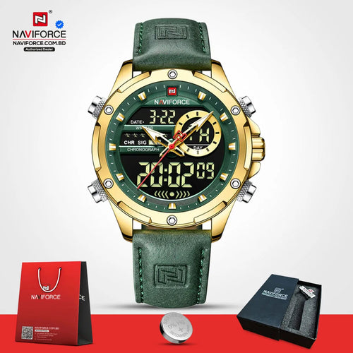 Naviforce 9208 L - Golden Green