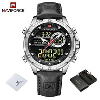 Naviforce 9208 L - Silver Black