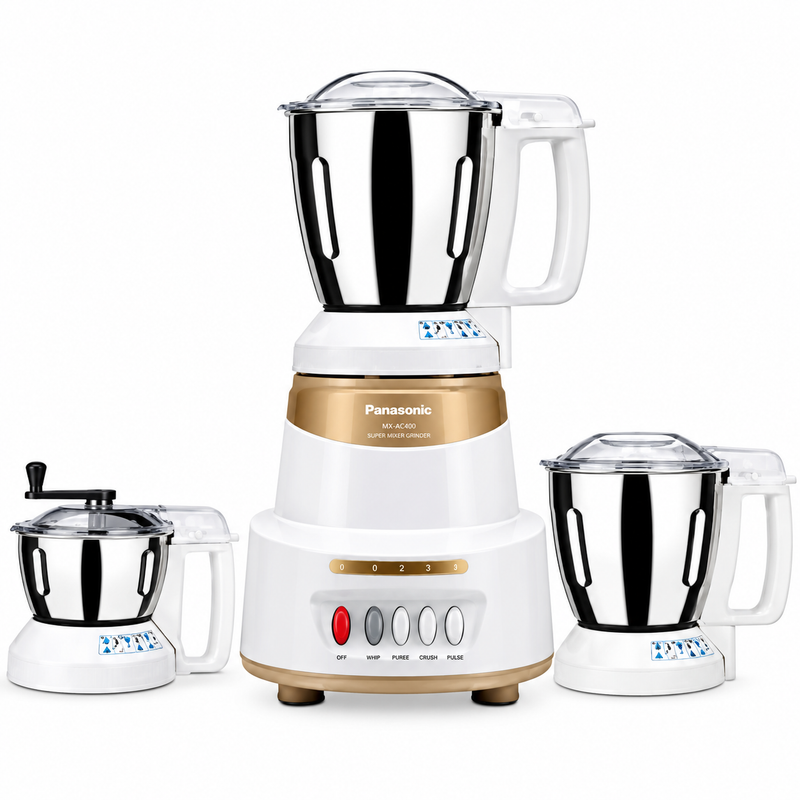 Panasonic Mixer Grinder MX-AV325 | 3 in 1 Marble Gold