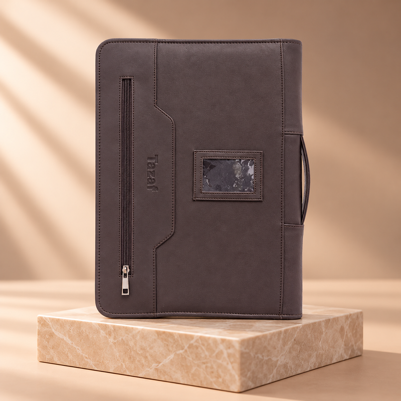 Tazaf Document Folder (Coffee)