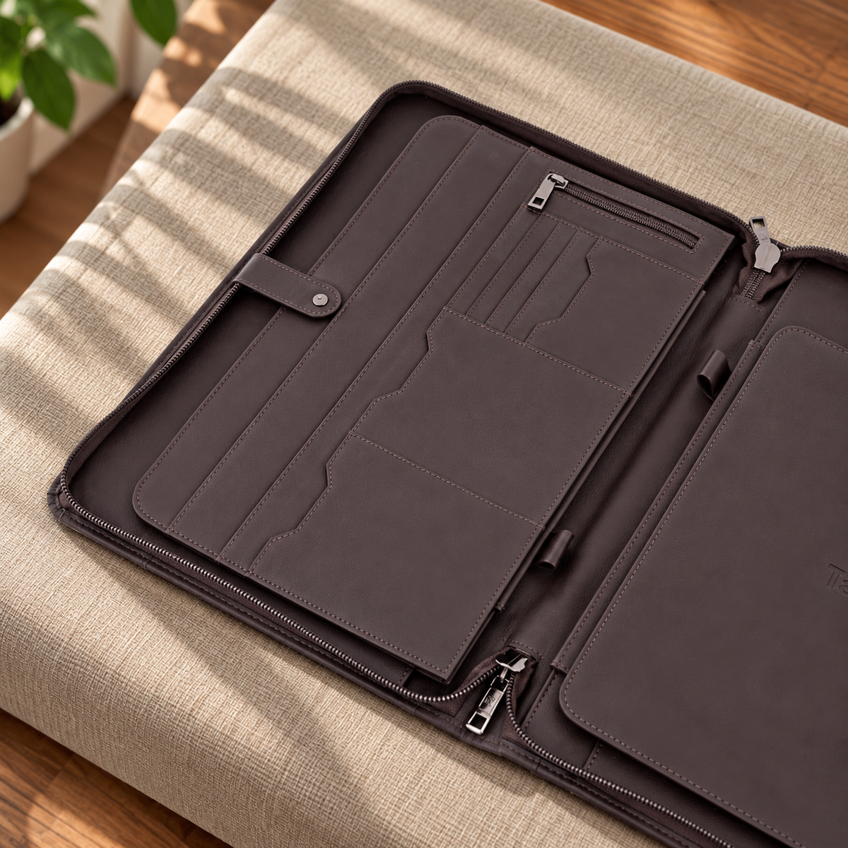 Tazaf Document Folder (Coffee)