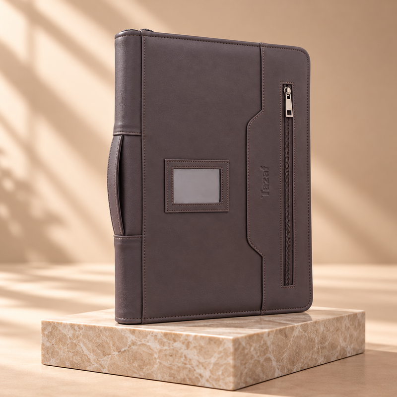 Tazaf Document Folder (Coffee)