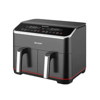 Sharp Double Basket Air Fryer KF-DF80 | 8L