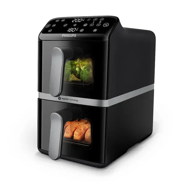 Philips 4000 Series Dual Basket Air Fryer NA461 (10L)
