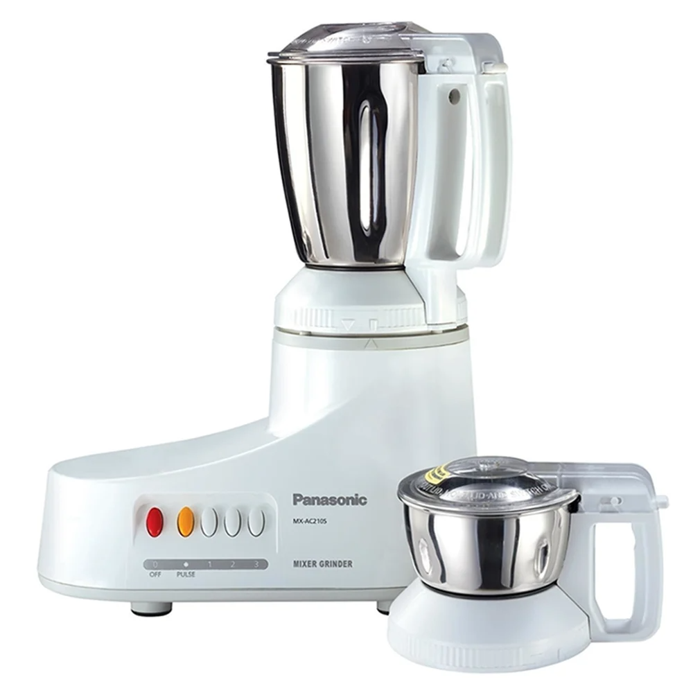 Panasonic Mixer Grinder MX-AC210S | 2 in 1 White