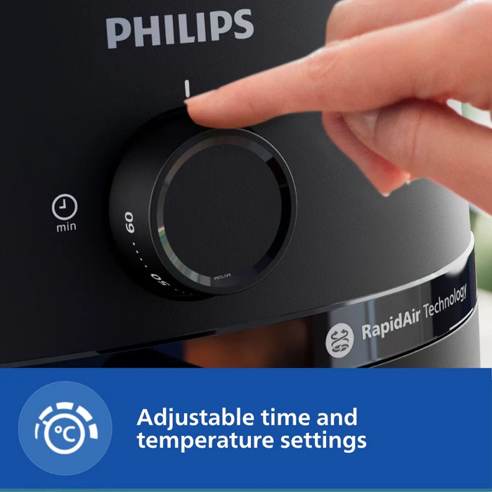 Philips 1000 Series NA120/00 4.2L 1500W Black Air Fryer