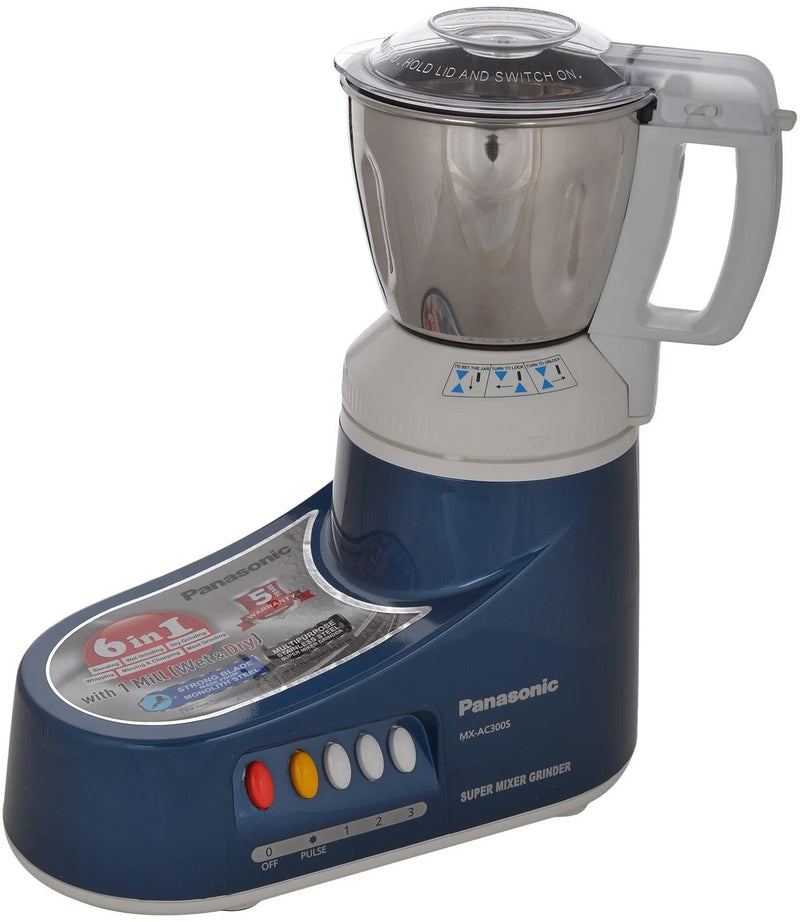 Panasonic Mixer Grinder MX-AC210S | 2 in 1 Blue