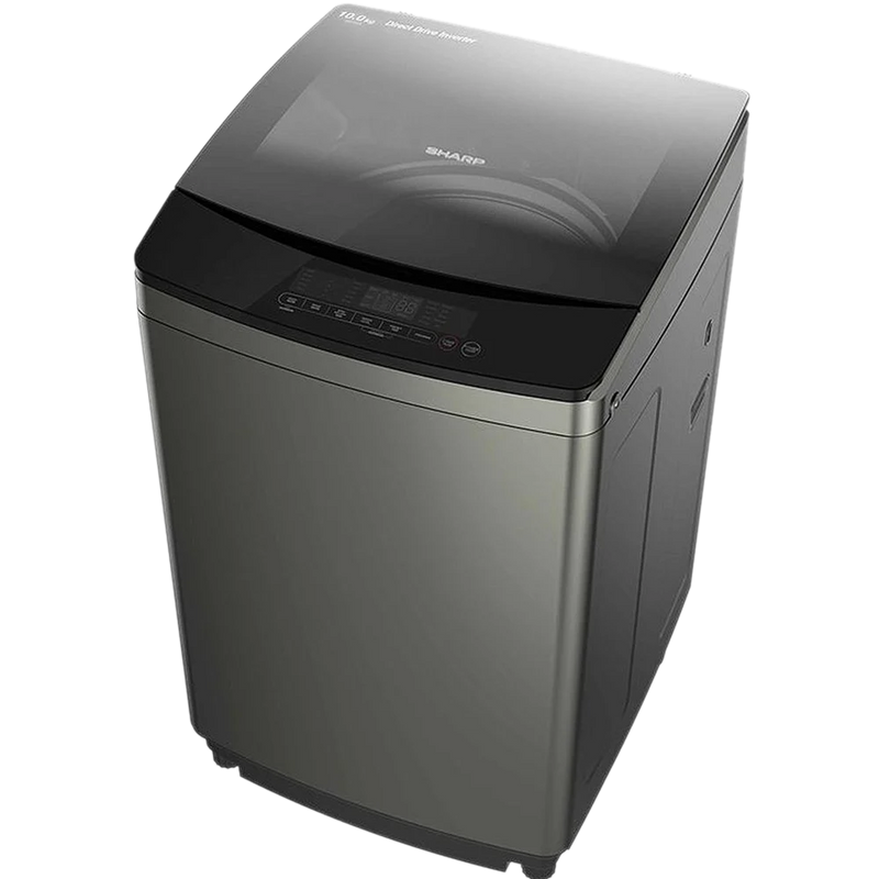Sharp Full Auto Inverter Washing Machine ES-F100G | 10 KG - Titanium