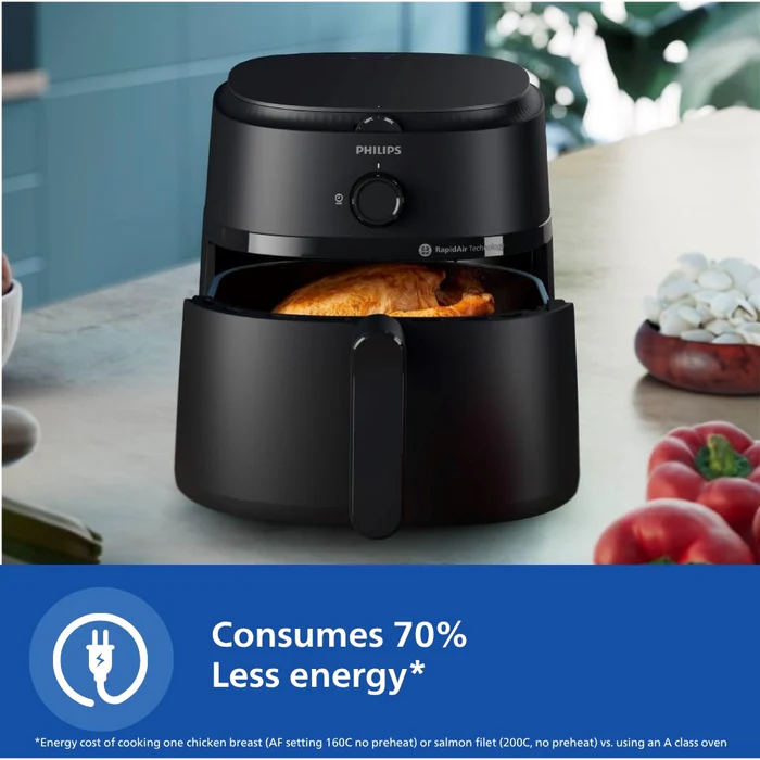 Philips 1000 Series NA120/00 4.2L 1500W Black Air Fryer